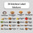 Modern 3D Kitchen Labels for Jars & Containers (Pack of 1 - 60 Stickers)