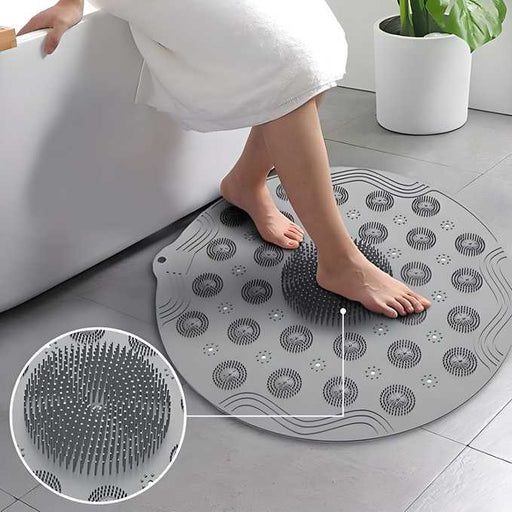 (Buy 1 Get 1 Free) Round Shape Non-Slip Bath Mat (36 CMS Diameter)