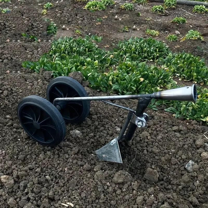 Two-Wheel Soil Loosening Tool