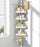 Stainless Steel Corner Storage Rack/Shelf