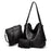 3-Piece Chic PU Leather Handbag Set – Satchel, Shoulder & Crossbody Tote