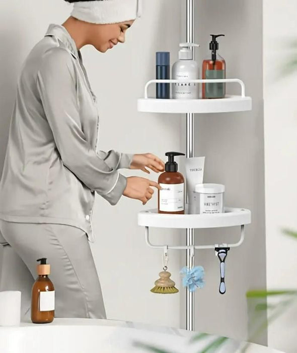 Stainless Steel Corner Storage Rack/Shelf