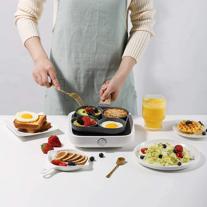 4 Hole Non-Stick Pan