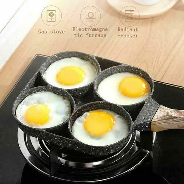 4 Hole Non-Stick Pan
