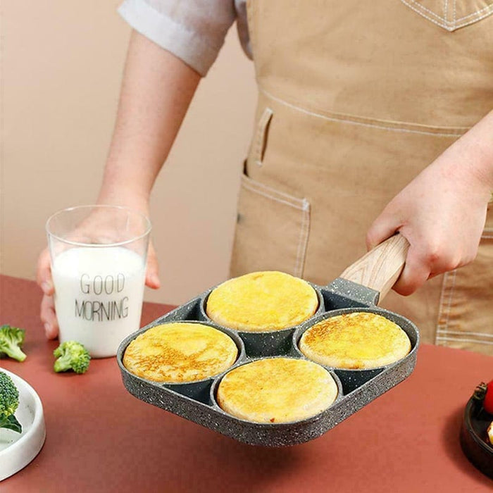 4 Hole Non-Stick Pan
