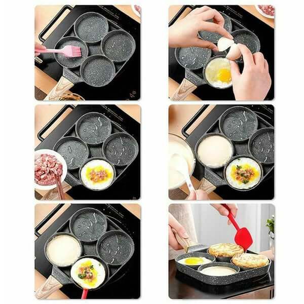 4 Hole Non-Stick Pan
