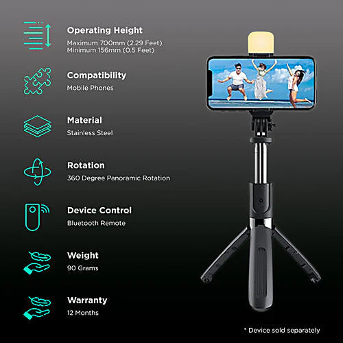 3-in-1 Selfie Stick Tripod